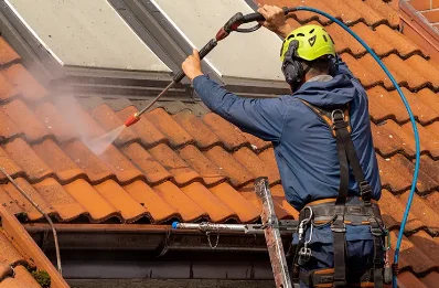 Démoussage et hydrofuge de toiture à Dénat